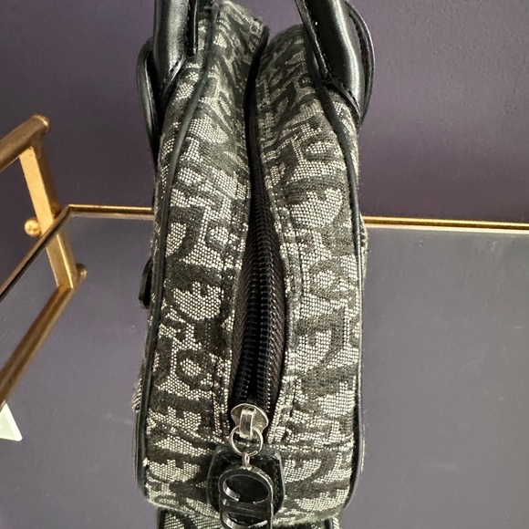 Vintage Christian Dior Saddle Bowler Bag Trotter - Picture 4 of 5